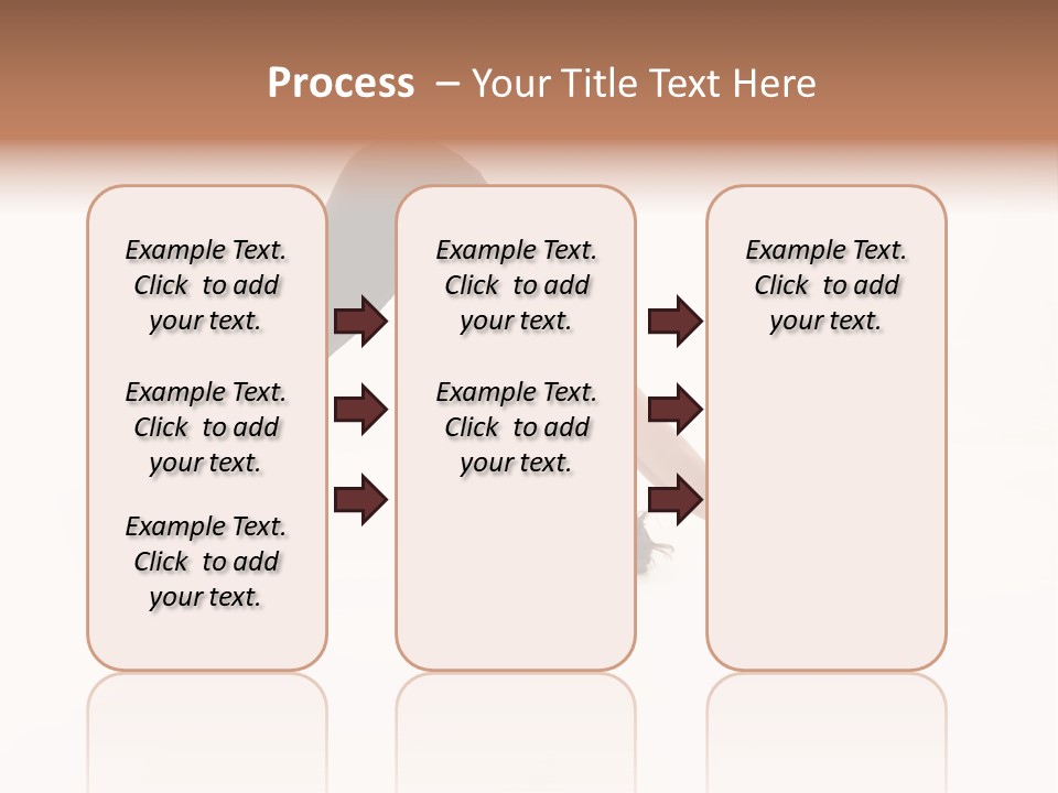 A Woman Is Doing A Yoga Pose On Her Stomach PowerPoint Template