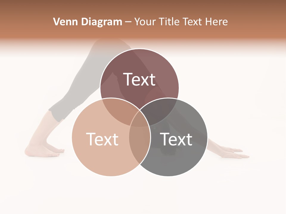 A Woman Is Doing A Yoga Pose On Her Stomach PowerPoint Template