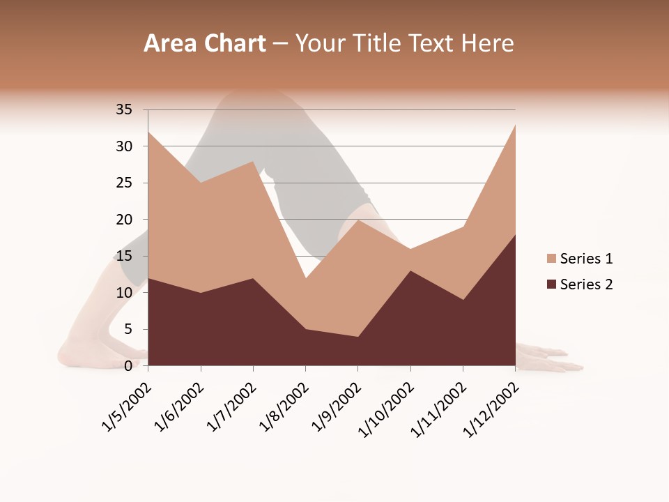 A Woman Is Doing A Yoga Pose On Her Stomach PowerPoint Template
