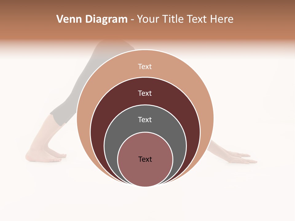 A Woman Is Doing A Yoga Pose On Her Stomach PowerPoint Template