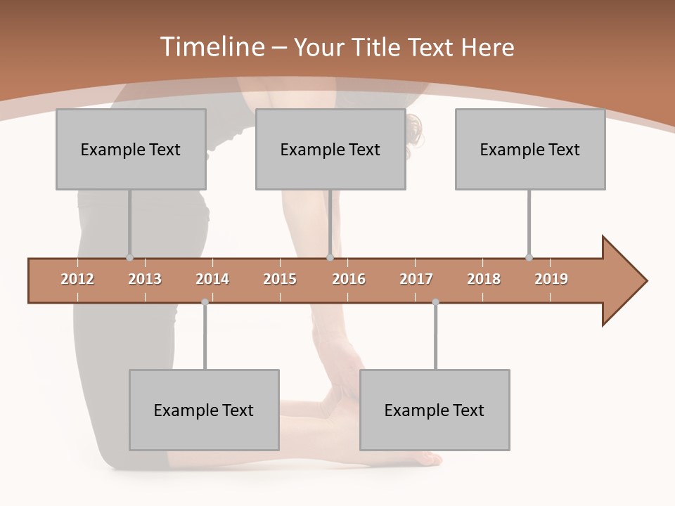 A Woman In A Black Dress Is Doing Yoga PowerPoint Template