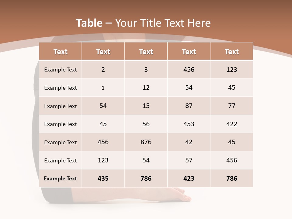 A Woman In A Black Dress Is Doing Yoga PowerPoint Template