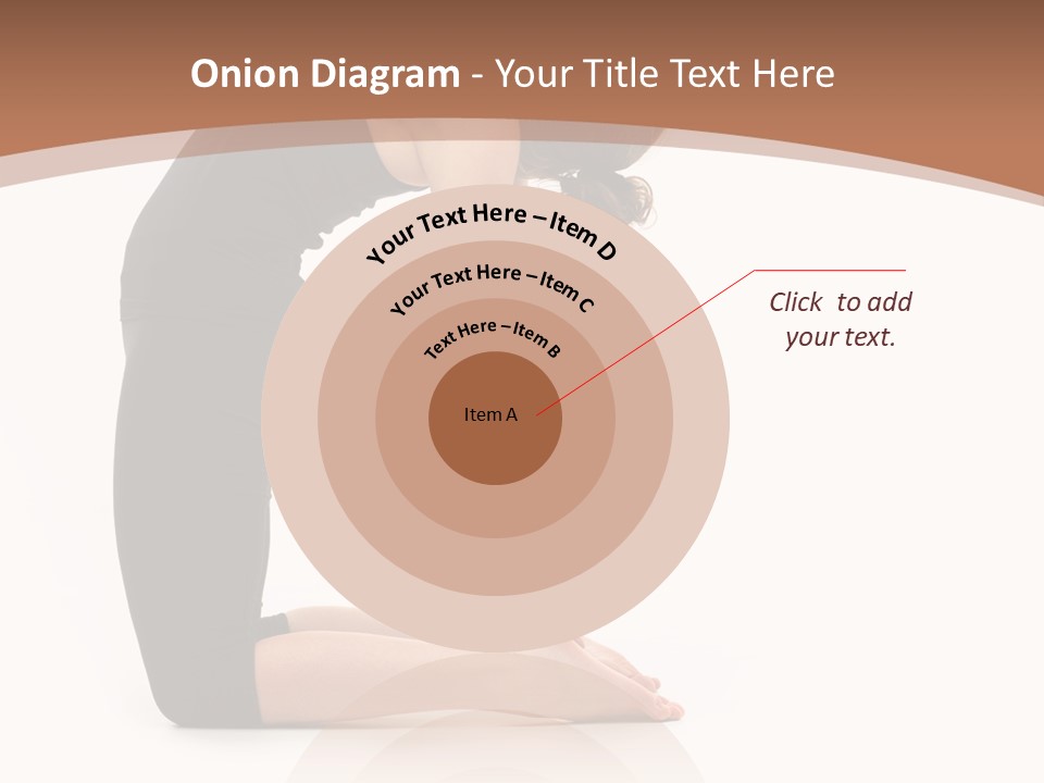 A Woman In A Black Dress Is Doing Yoga PowerPoint Template