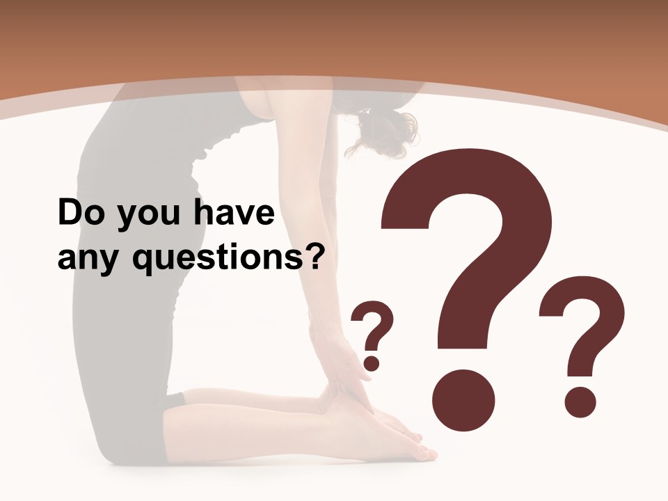 A Woman In A Black Dress Is Doing Yoga PowerPoint Template