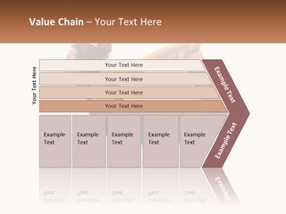 A Woman Doing A Yoga Pose With A Name Plate PowerPoint Template