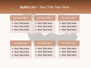 A Woman Doing A Yoga Pose With A Name Plate PowerPoint Template