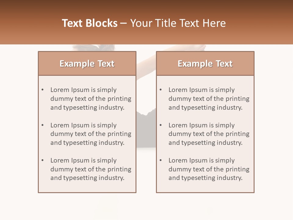 A Woman Doing A Yoga Pose With A Name Plate PowerPoint Template