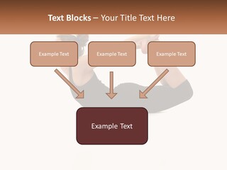 A Woman Doing A Yoga Pose With A Name Plate PowerPoint Template