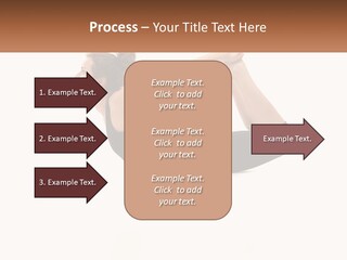 A Woman Doing A Yoga Pose With A Name Plate PowerPoint Template