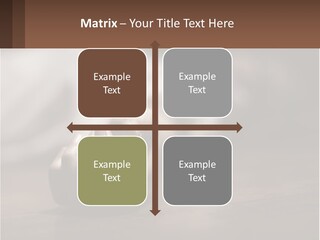 A Person Laying On The Floor With Their Hands On The Table PowerPoint Template