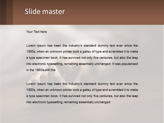 A Person Laying On The Floor With Their Hands On The Table PowerPoint Template