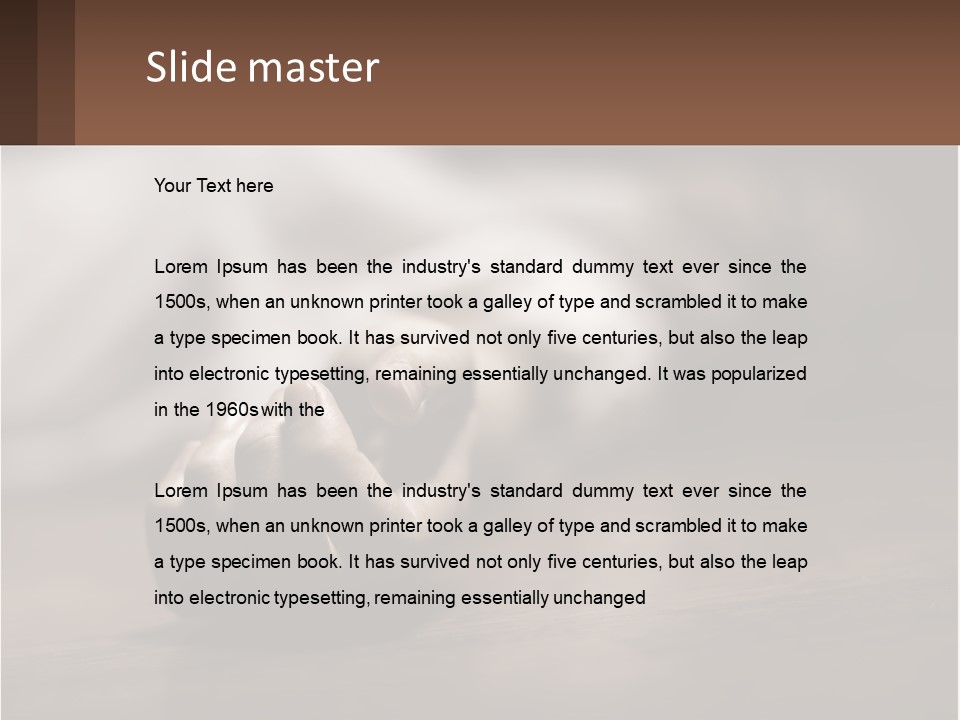 A Person Laying On The Floor With Their Hands On The Table PowerPoint Template