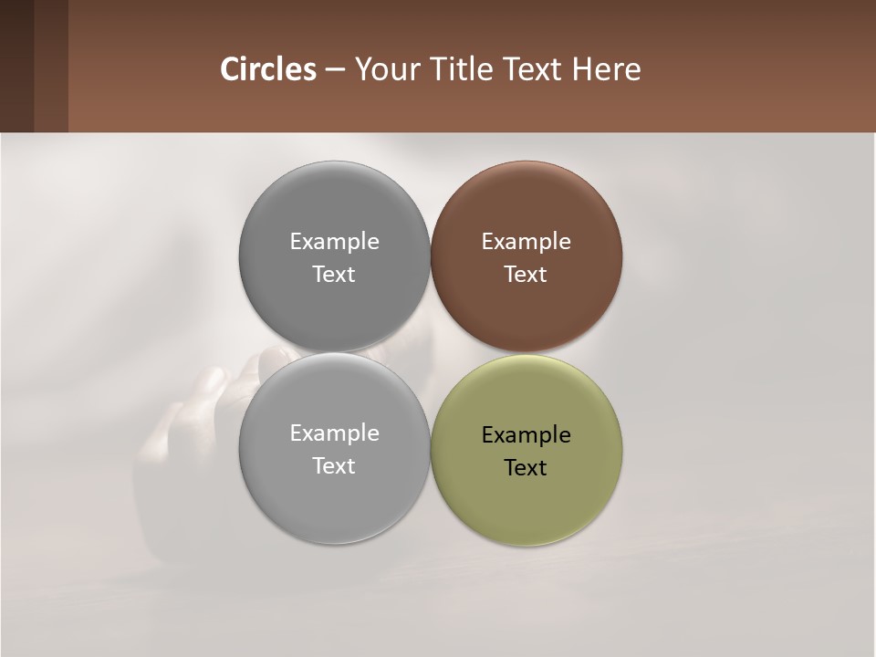 A Person Laying On The Floor With Their Hands On The Table PowerPoint Template