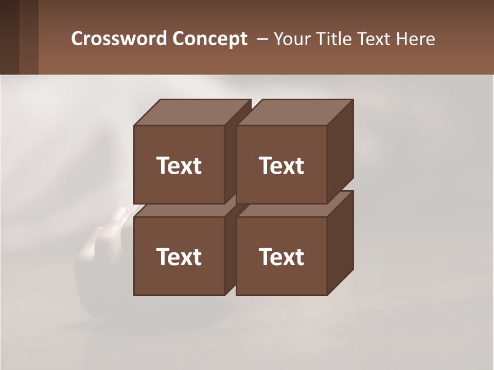 A Person Laying On The Floor With Their Hands On The Table PowerPoint Template