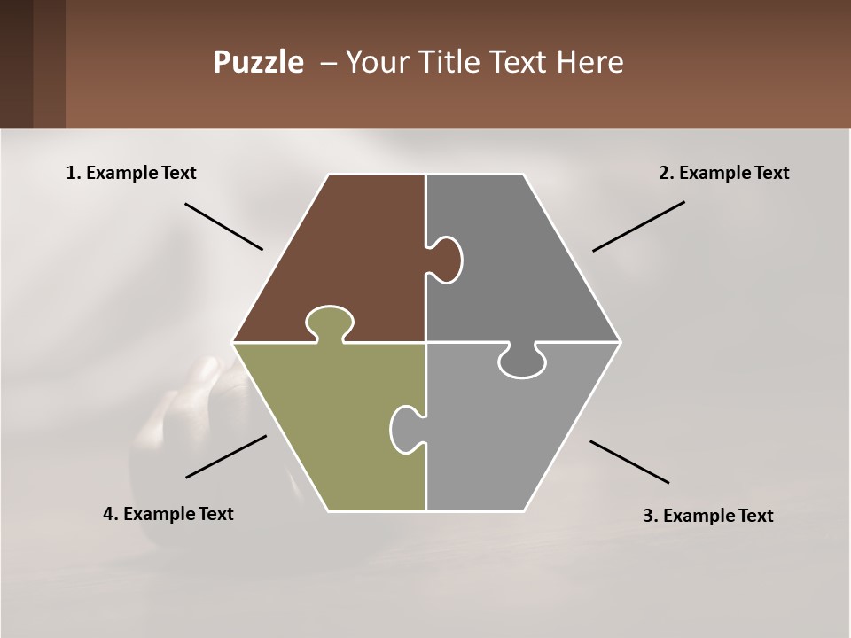 A Person Laying On The Floor With Their Hands On The Table PowerPoint Template