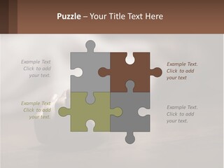 A Person Laying On The Floor With Their Hands On The Table PowerPoint Template