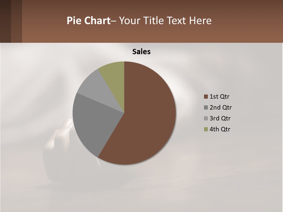 A Person Laying On The Floor With Their Hands On The Table PowerPoint Template