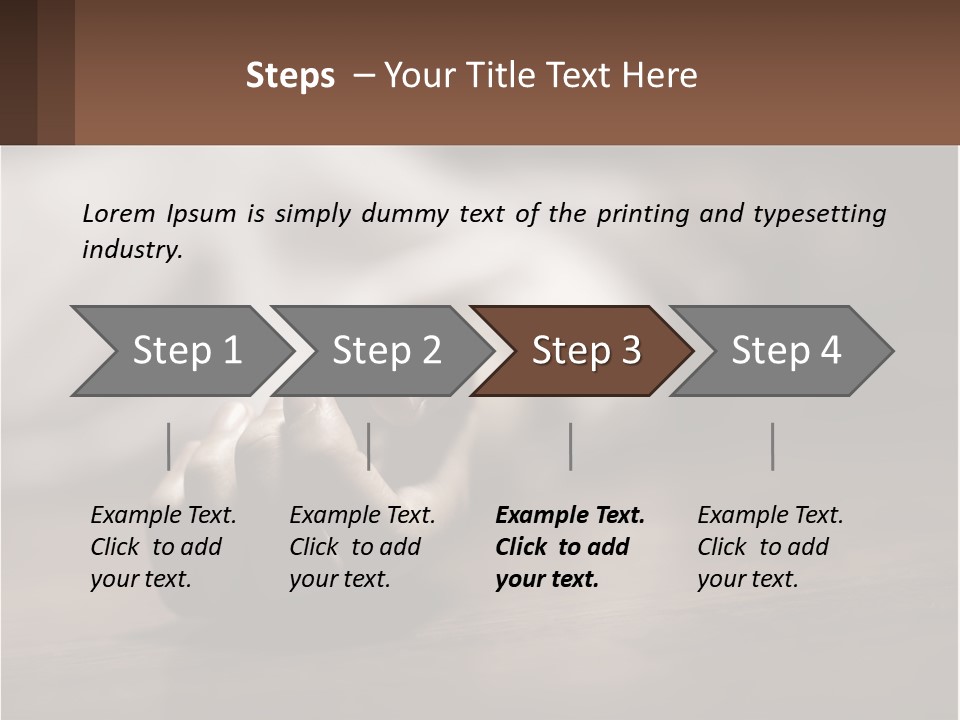 A Person Laying On The Floor With Their Hands On The Table PowerPoint Template
