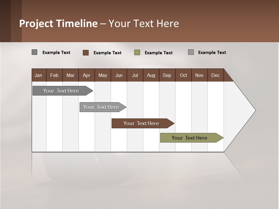 A Person Laying On The Floor With Their Hands On The Table PowerPoint Template
