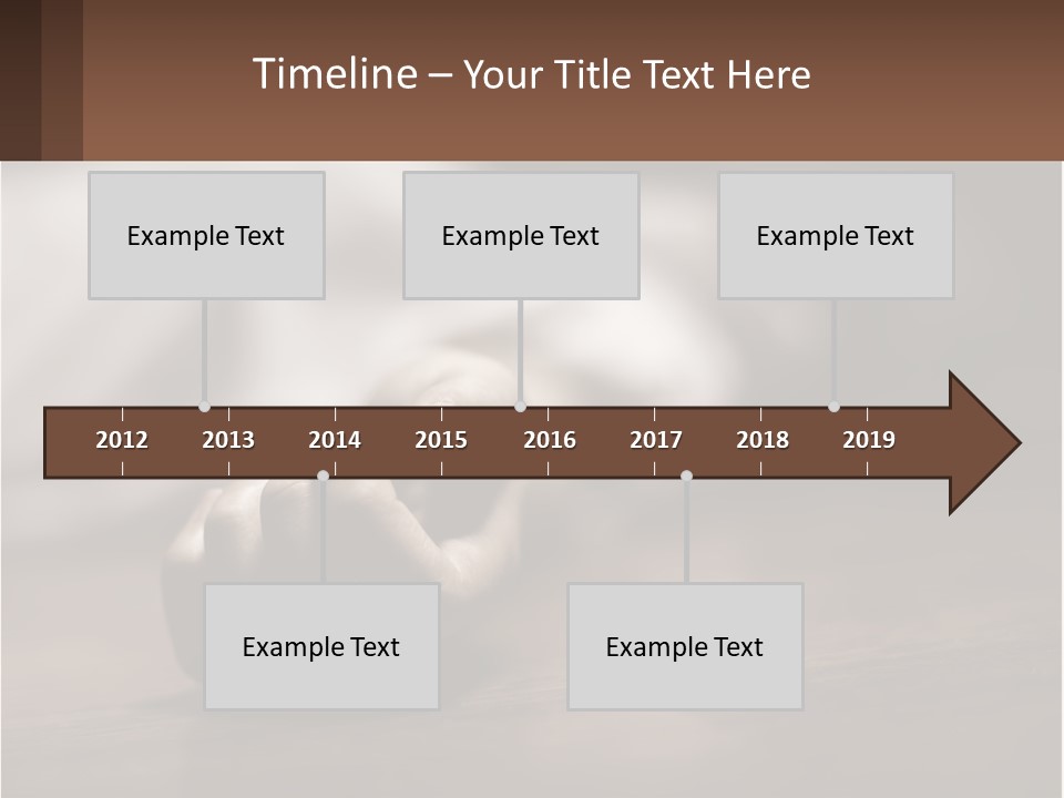 A Person Laying On The Floor With Their Hands On The Table PowerPoint Template