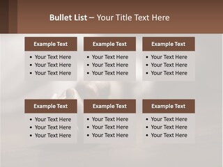 A Person Laying On The Floor With Their Hands On The Table PowerPoint Template