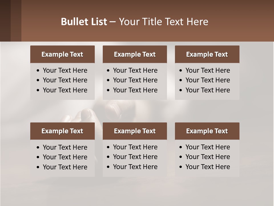 A Person Laying On The Floor With Their Hands On The Table PowerPoint Template