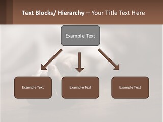 A Person Laying On The Floor With Their Hands On The Table PowerPoint Template