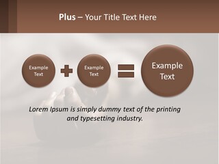 A Person Laying On The Floor With Their Hands On The Table PowerPoint Template