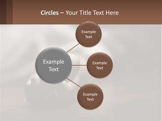 A Person Laying On The Floor With Their Hands On The Table PowerPoint Template