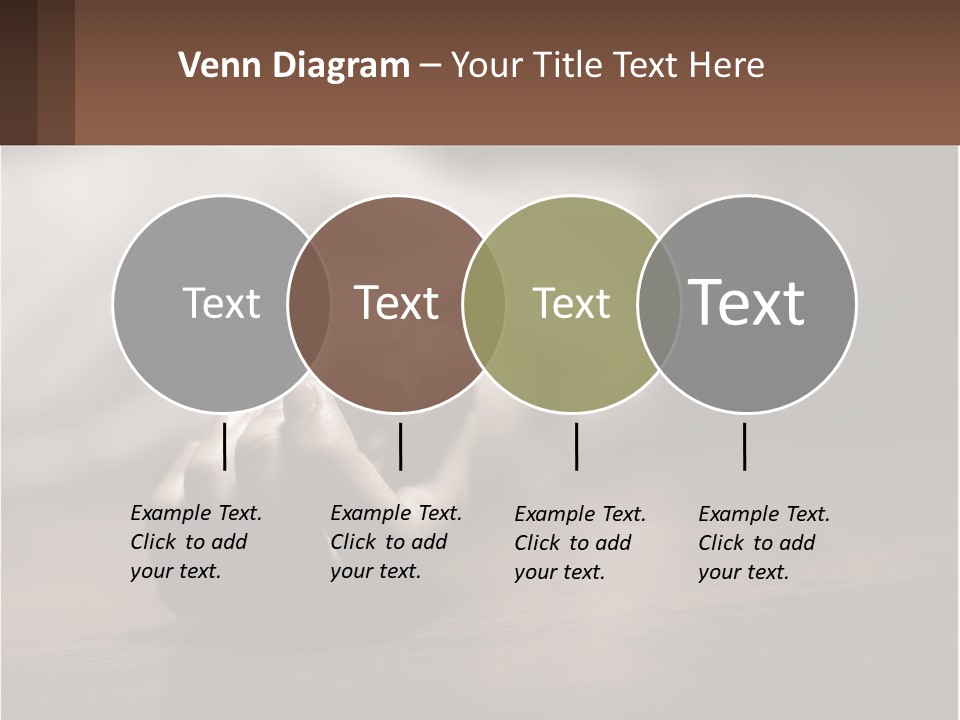 A Person Laying On The Floor With Their Hands On The Table PowerPoint Template