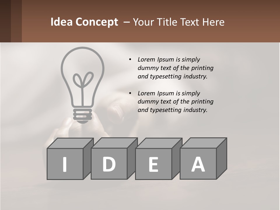 A Person Laying On The Floor With Their Hands On The Table PowerPoint Template