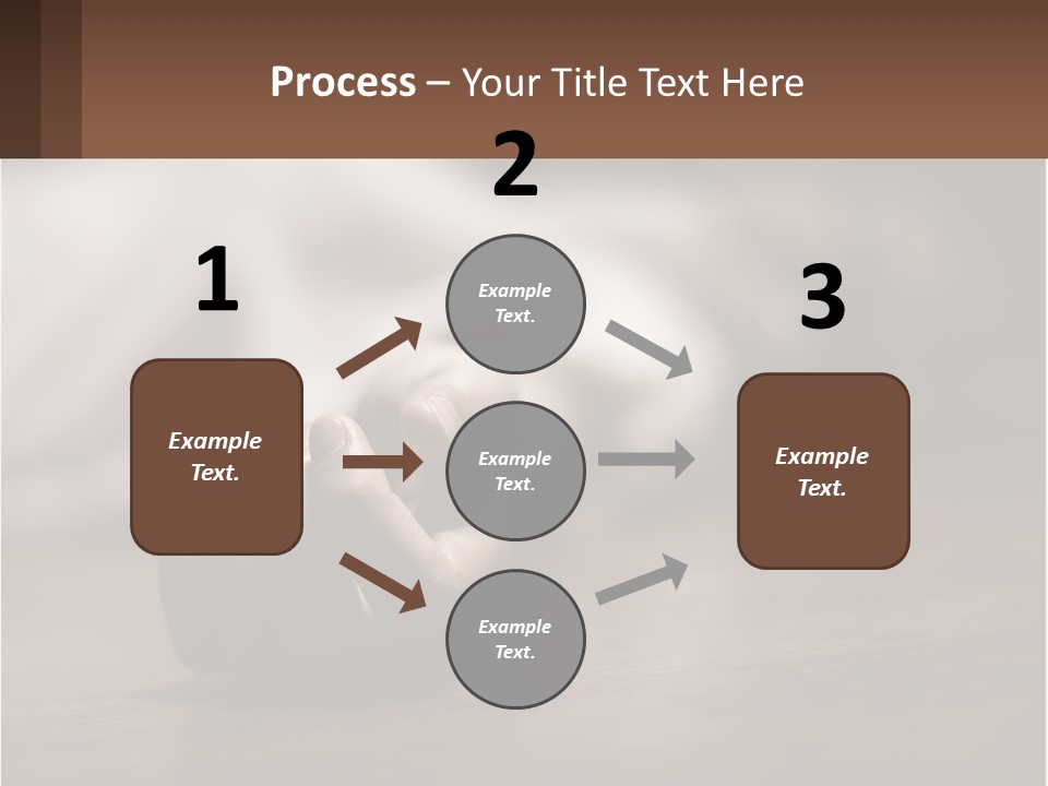 A Person Laying On The Floor With Their Hands On The Table PowerPoint Template
