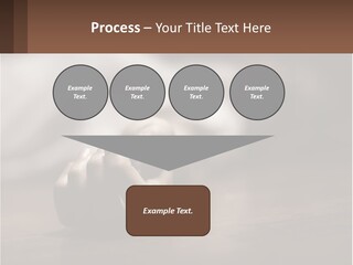 A Person Laying On The Floor With Their Hands On The Table PowerPoint Template