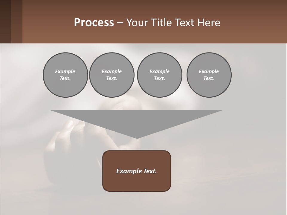 A Person Laying On The Floor With Their Hands On The Table PowerPoint Template