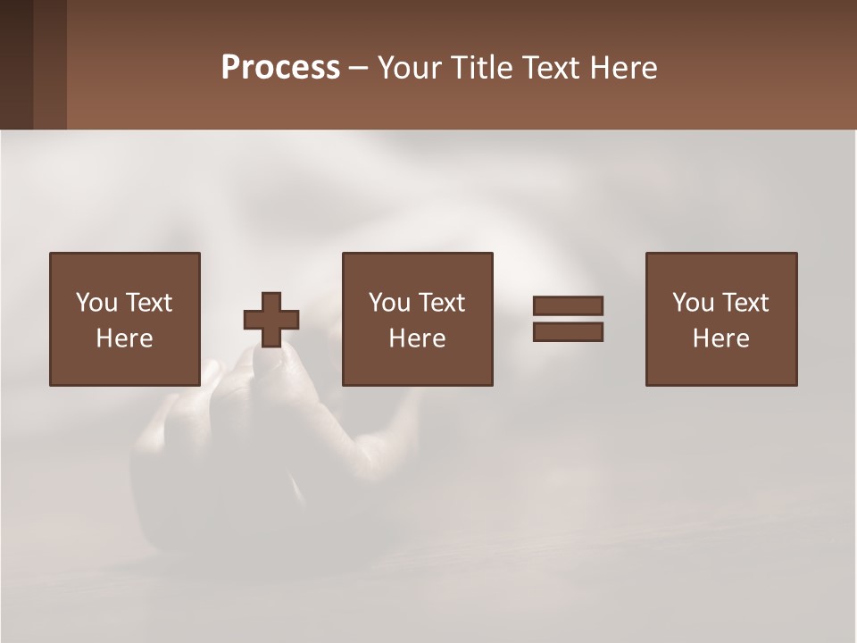 A Person Laying On The Floor With Their Hands On The Table PowerPoint Template