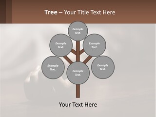 A Person Laying On The Floor With Their Hands On The Table PowerPoint Template