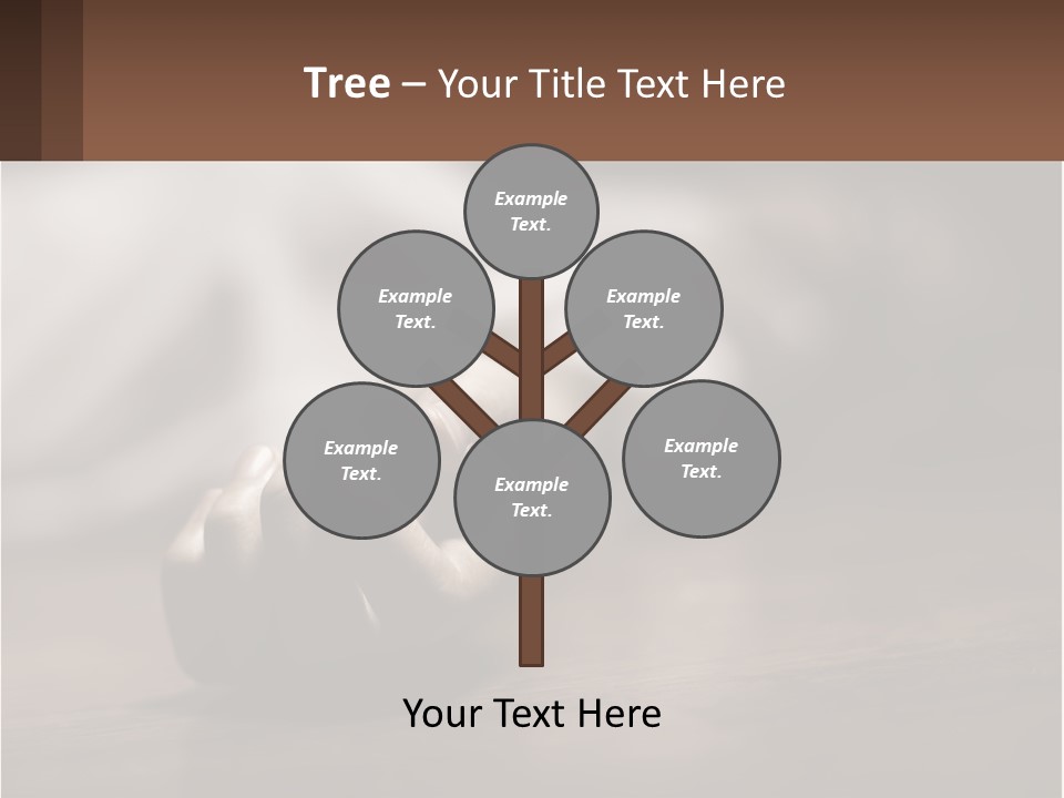 A Person Laying On The Floor With Their Hands On The Table PowerPoint Template