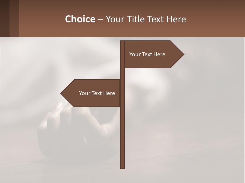 A Person Laying On The Floor With Their Hands On The Table PowerPoint Template