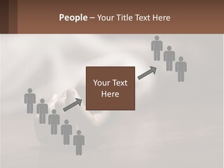 A Person Laying On The Floor With Their Hands On The Table PowerPoint Template