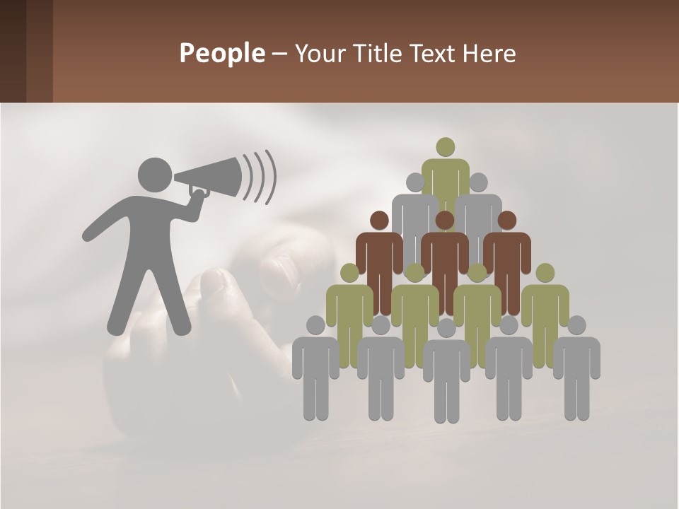 A Person Laying On The Floor With Their Hands On The Table PowerPoint Template