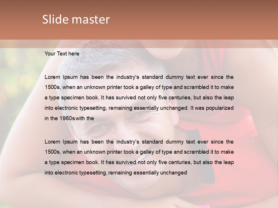 A Man Holding A Woman In His Arms PowerPoint Template