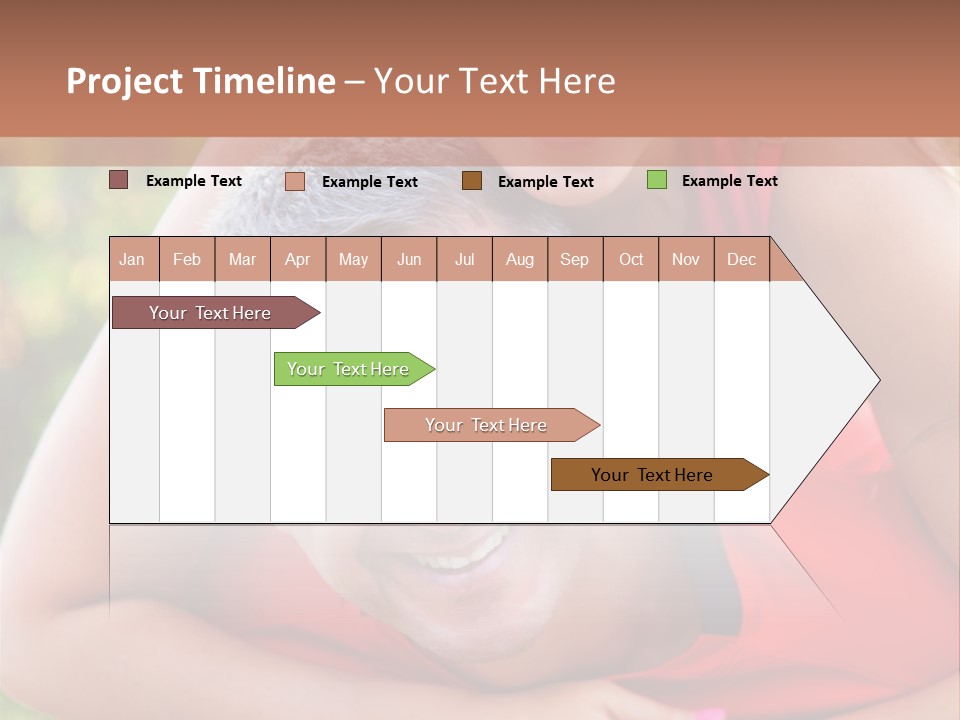 A Man Holding A Woman In His Arms PowerPoint Template