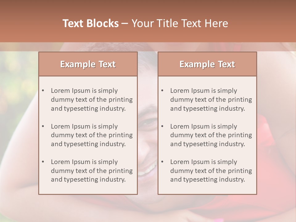 A Man Holding A Woman In His Arms PowerPoint Template