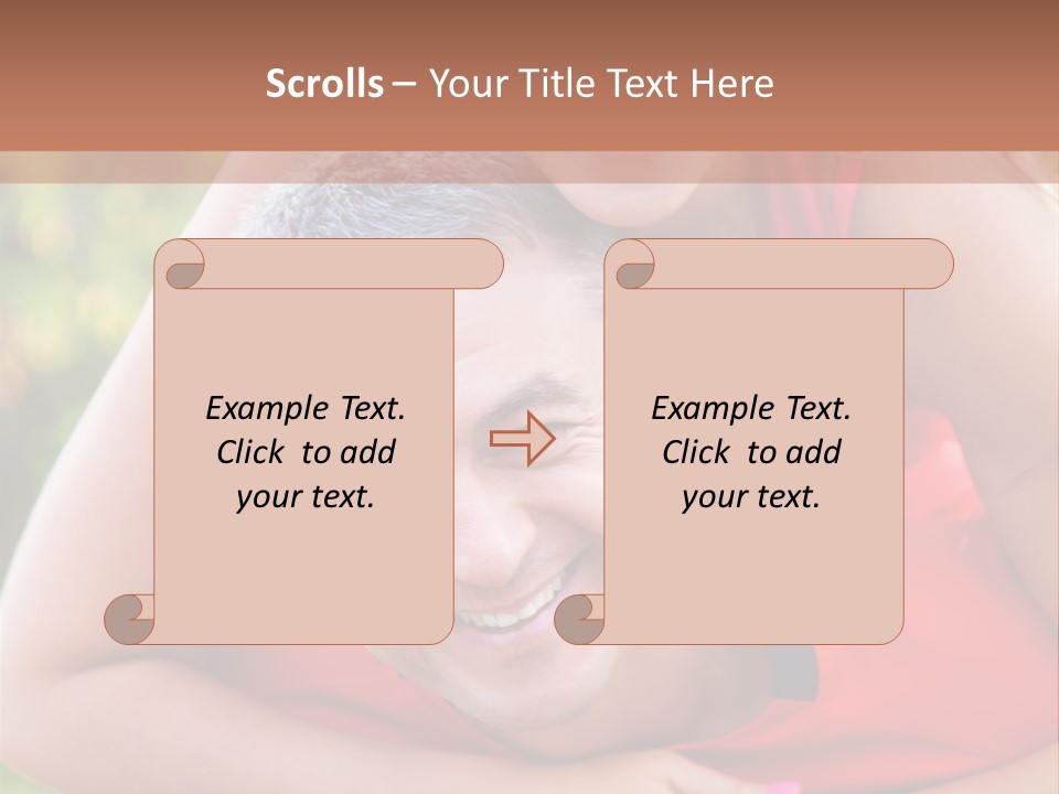 A Man Holding A Woman In His Arms PowerPoint Template