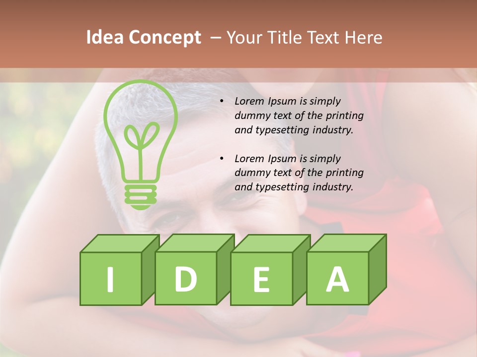 A Man Holding A Woman In His Arms PowerPoint Template