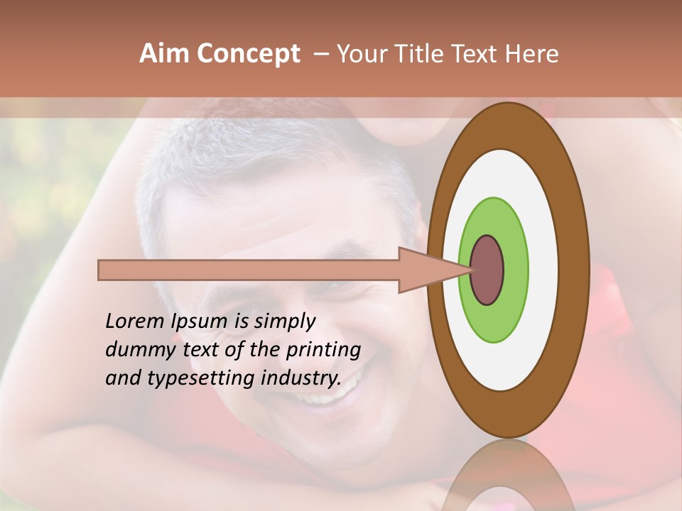 A Man Holding A Woman In His Arms PowerPoint Template