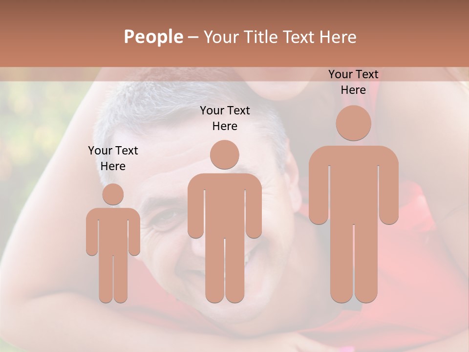 A Man Holding A Woman In His Arms PowerPoint Template