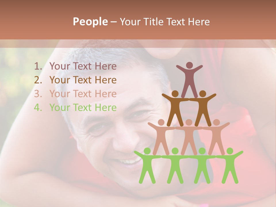 A Man Holding A Woman In His Arms PowerPoint Template