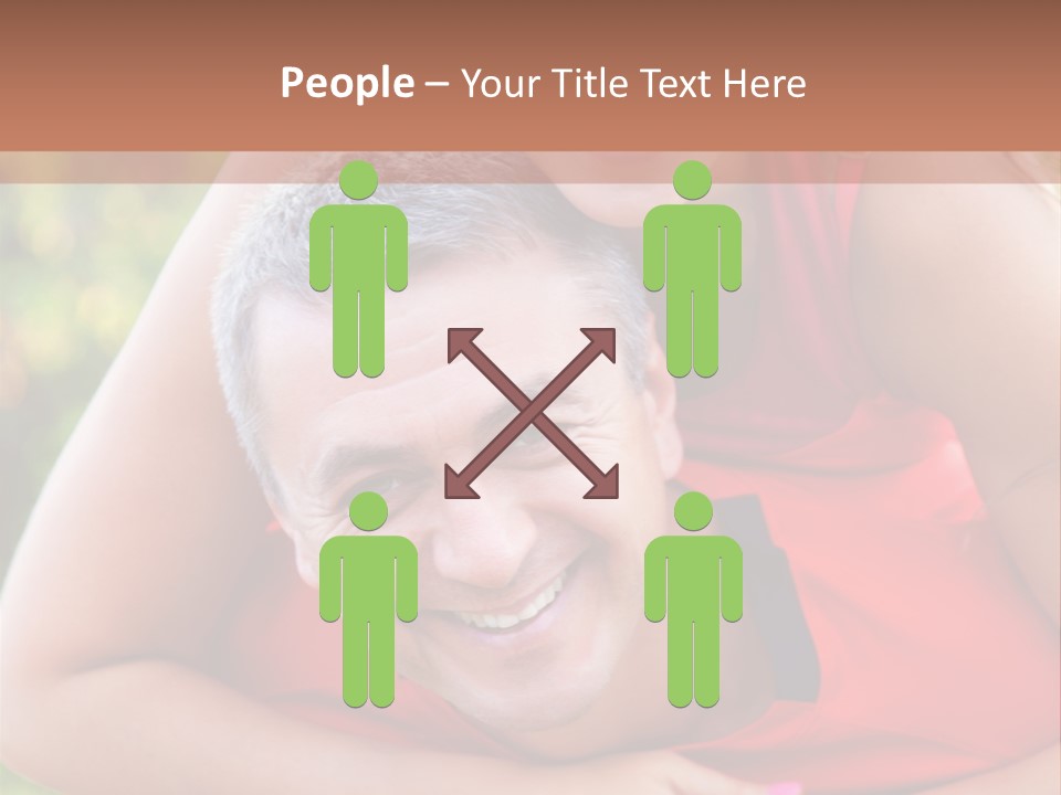 A Man Holding A Woman In His Arms PowerPoint Template