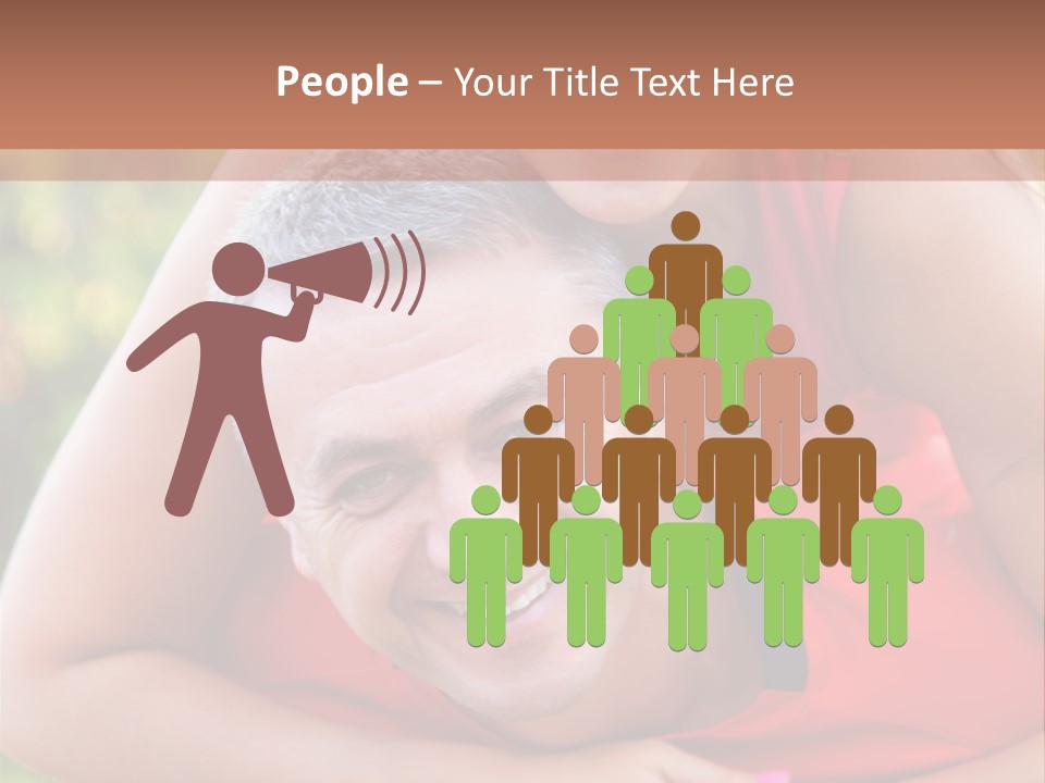 A Man Holding A Woman In His Arms PowerPoint Template